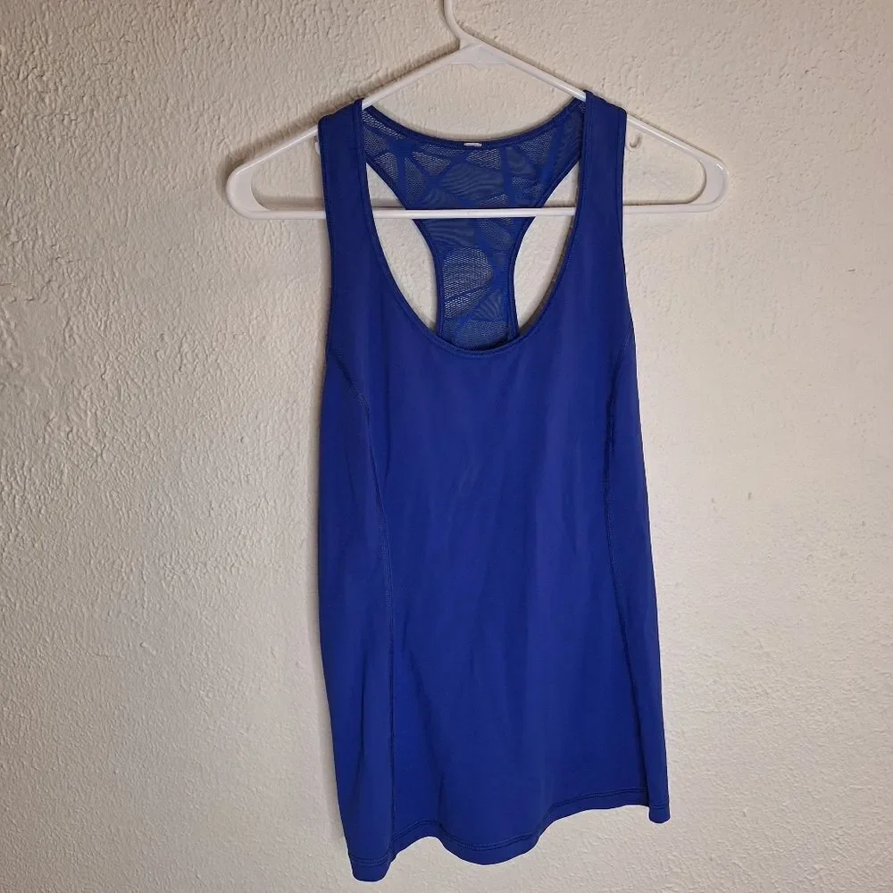 Lululemon Goal Crusher Tank Harbor Blue